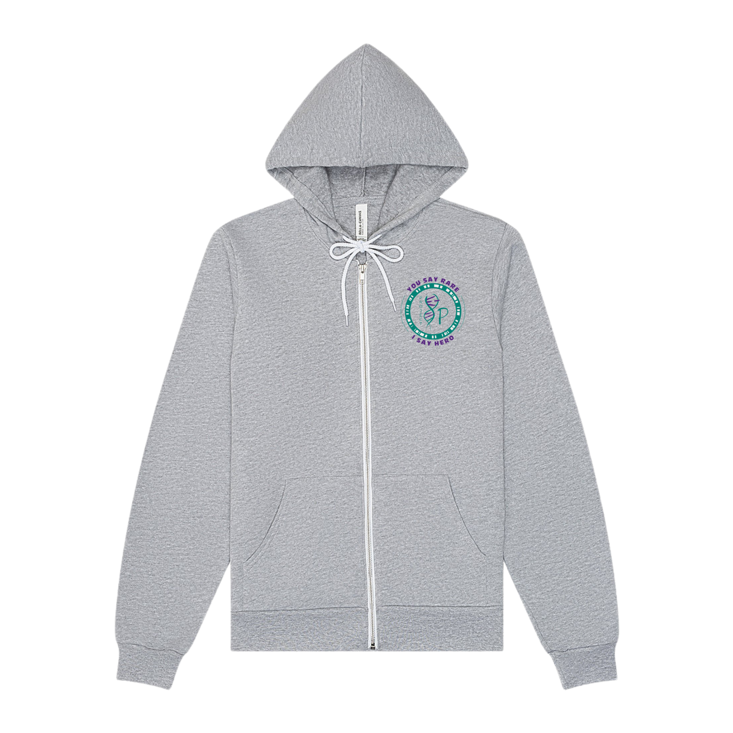 Adult YOU SAY RARE I SAY HERO Zip Hoodie